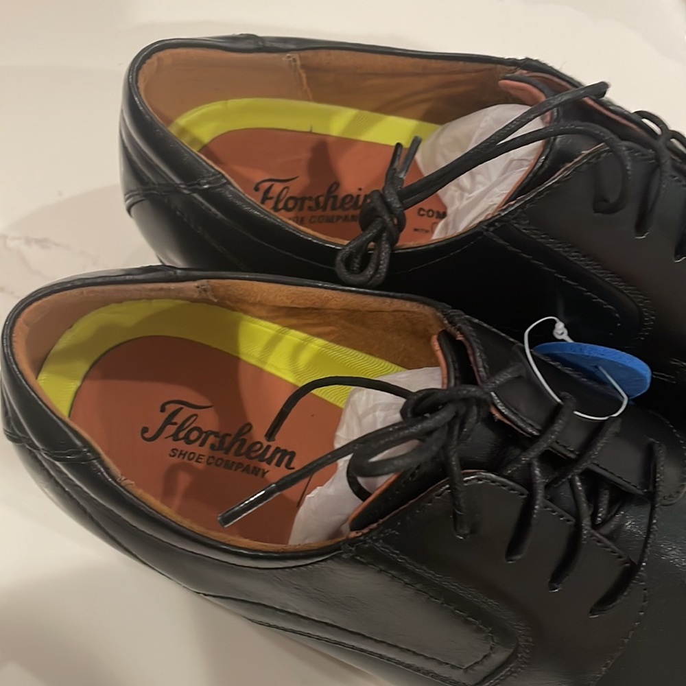 Florsheim Shoe Co Midtown Plain Oxford. Black. NWT. Mens Dress Shoes. - Picture 2 of 5